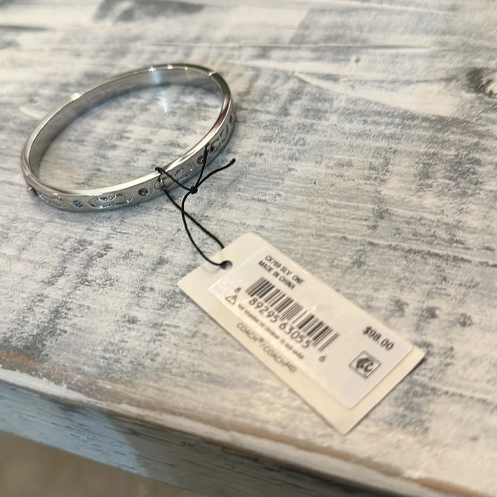 Coach Signature Hinged Bangle - Picture 5 of 6